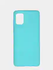 Бирюзовый чехол Samsung Galaxy A31 силиконовый цветной матовый (Самсунг Галакси А31)