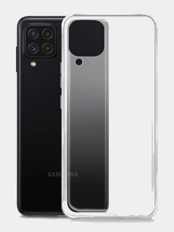 Чехол на Samsung Galaxy A22 / Samsung Galaxy M32 / M22  прозрачный силиконовый