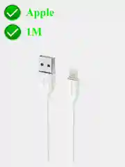 Белый usb-кабель BOROFONE BX19 Micro USB/Type-C/Lightning(IPhone)