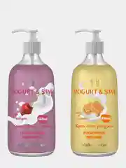 Крем-гель для душа VILSEN Yogurt & SPA 650мл 2 вида