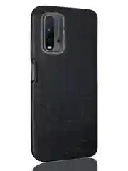 Угольный чехол блестящий Xiaomi Redmi 9T накладка c блёстками