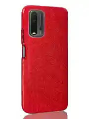 Красный чехол блестящий Xiaomi Redmi 9T накладка c блёстками