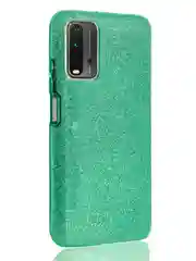 Бирюзовый чехол блестящий Xiaomi Redmi 9T накладка c блёстками