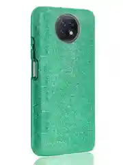 Бирюзовый чехол блестящий Xiaomi Redmi Note 9T, накладка c блёстками Редми Нот 9Т