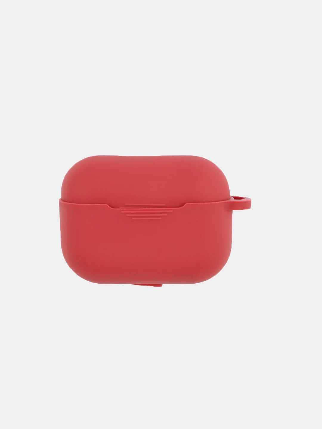 Красный чехол силиконовый для AirPods Pro