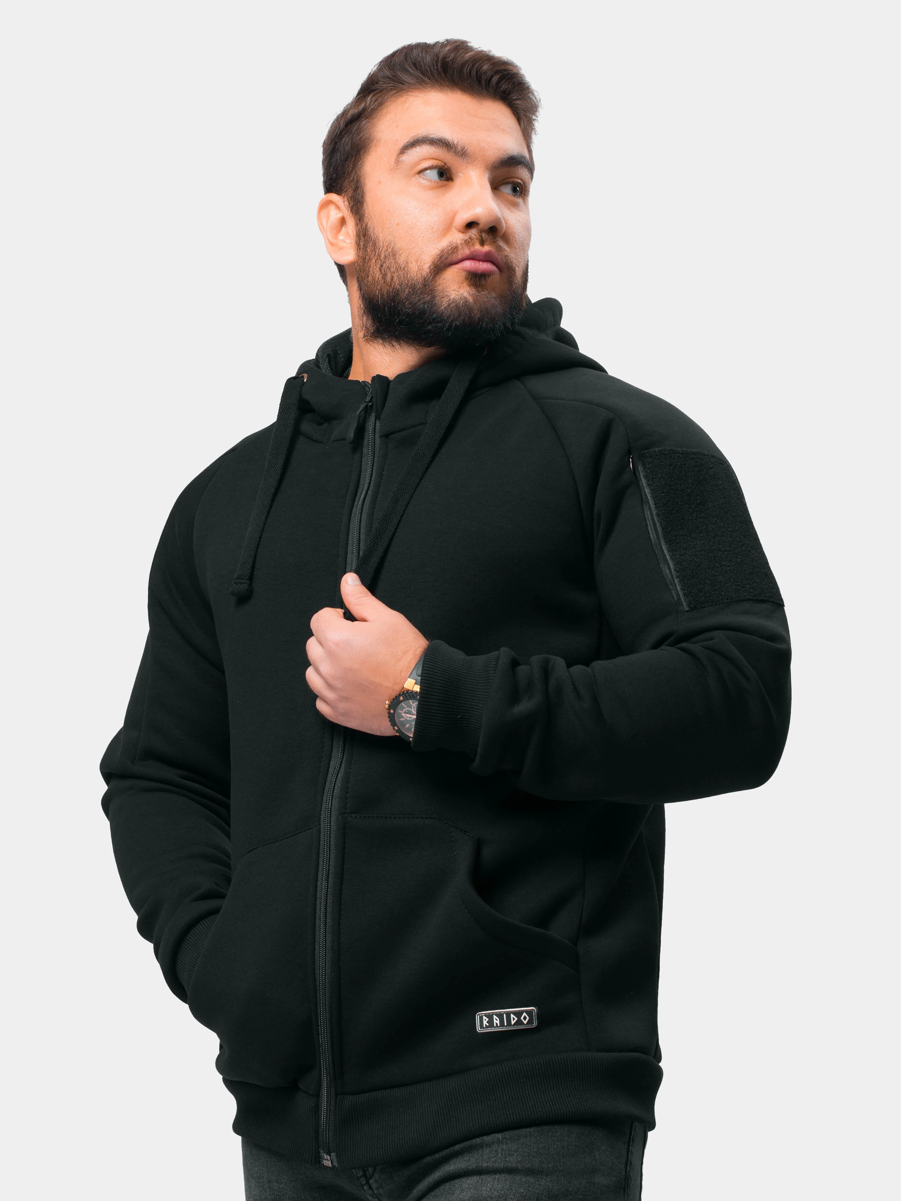 Черный толстовка мужская Urban Raido
