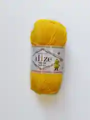 Желтый пряжа Alize Cotton Gold Hobby ( Ализе Коттон Голд Хобби)