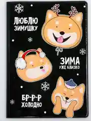 Серебряный обложка для паспорта