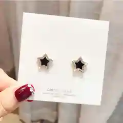 Серый серьги гвоздики