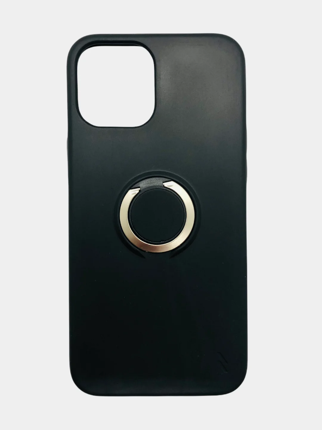 Черный чехол на iPhone с кольцом держателем для моделей 11 pro max 12 12 pro max mini
