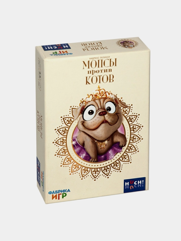 Настольная игра "Мопсы против котов"