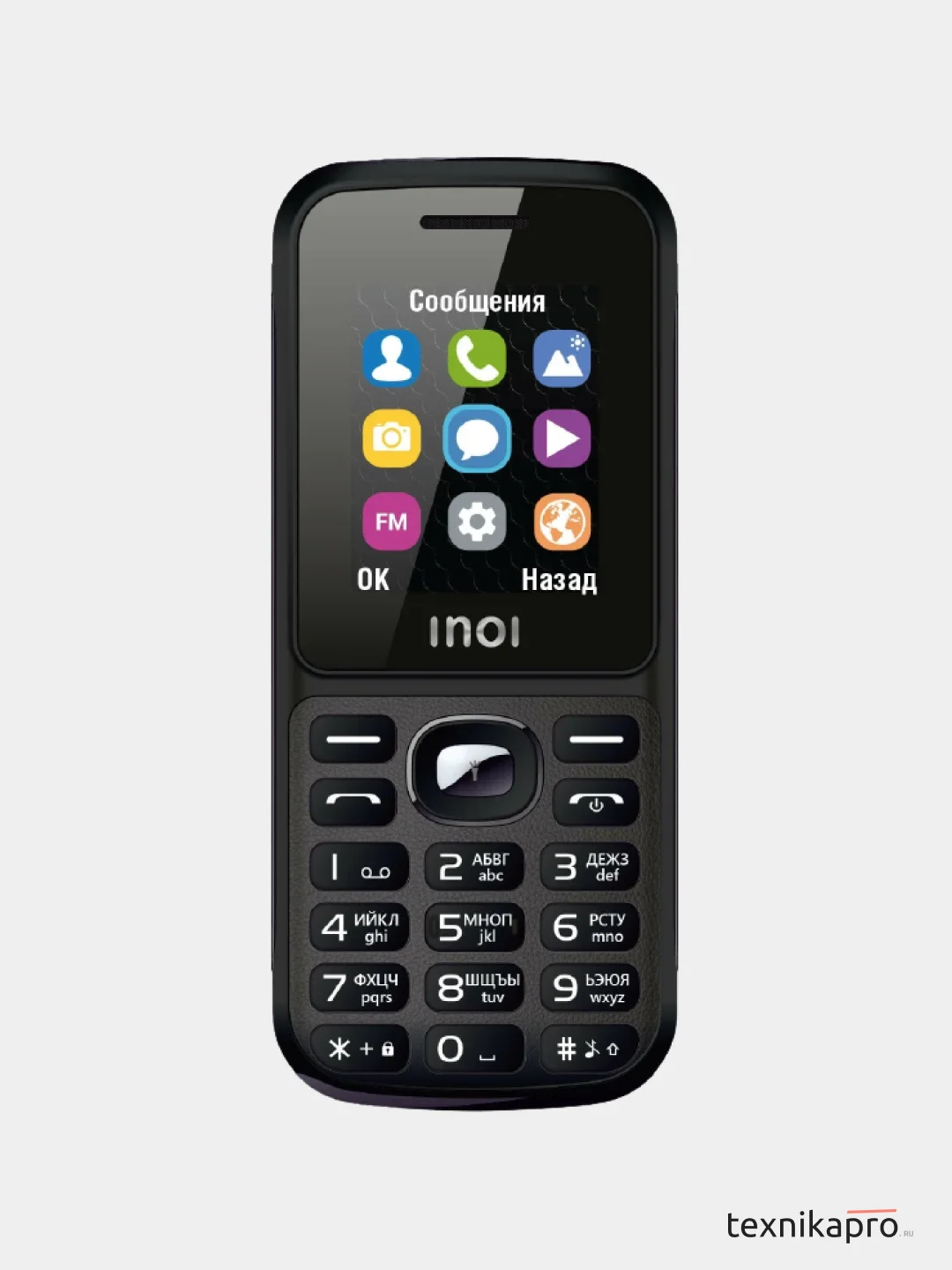 Черный мобильный телефон INOI 105
