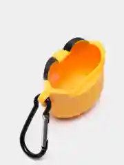 Желтый чехол для наушников AirPods 1/2 силиконовый