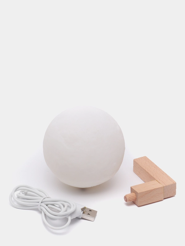Светильник-ночник 3D-шар "Луна" (Moon), 8 см
