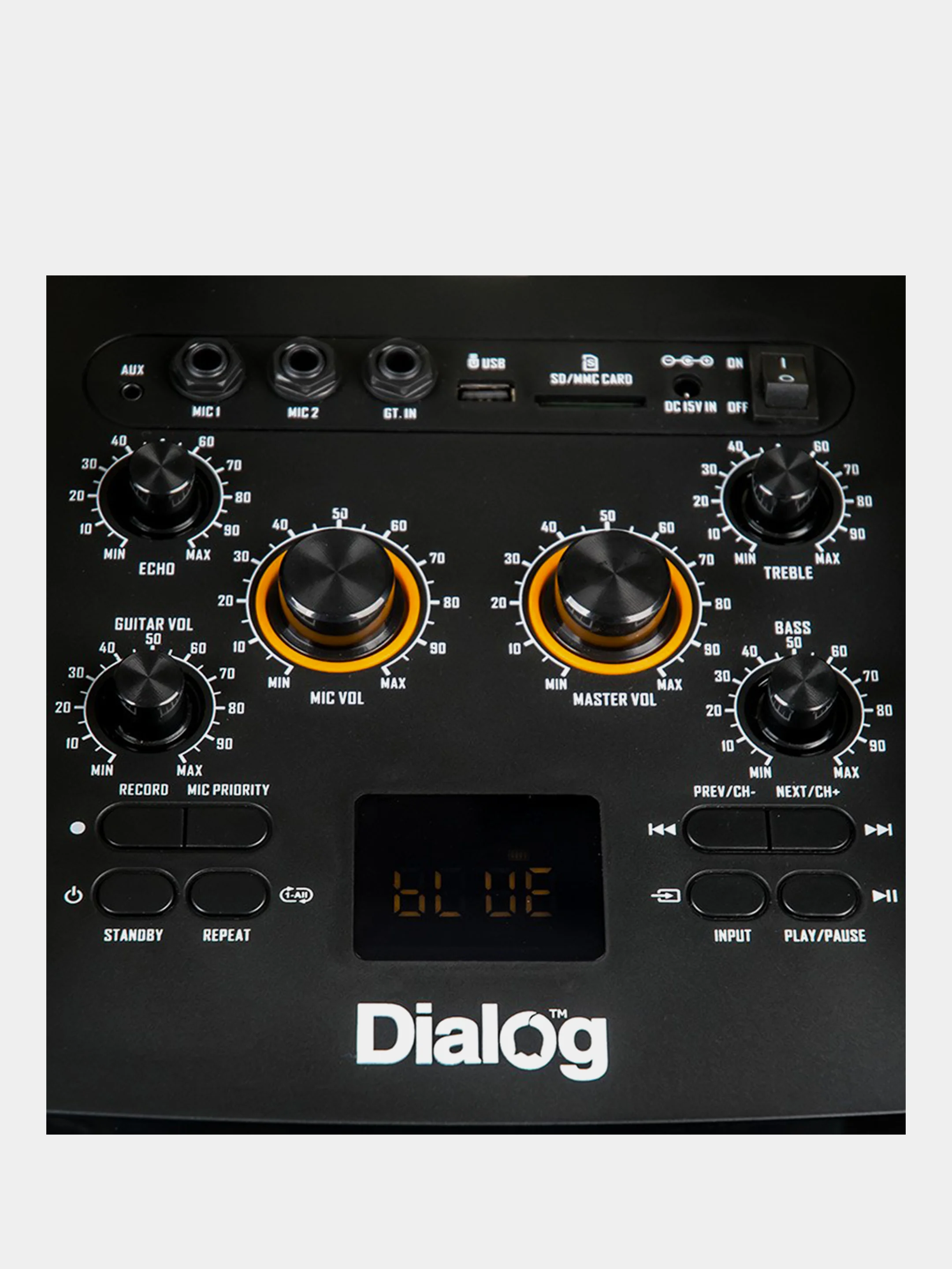 Bluetooth-колонка с подсветкой Dialog AO-210 Oscar, 70 Вт, (BT/USB/SD/AUX/FM)
