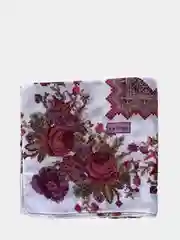 Белый платок "Бамбуковый"
