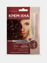 Крем-Хна в готовом виде "Темный каштан" с репейным маслом, Fito косметик, 50мл