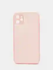 Коралловый меланж чехол силиконовый со стеклянной панелью для iPhone 11 Pro Max, 12 Pro Max, 12 Pro