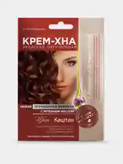 Крем-Хна в готовом виде "Каштан" с репейным маслом, Fito косметик, 50мл