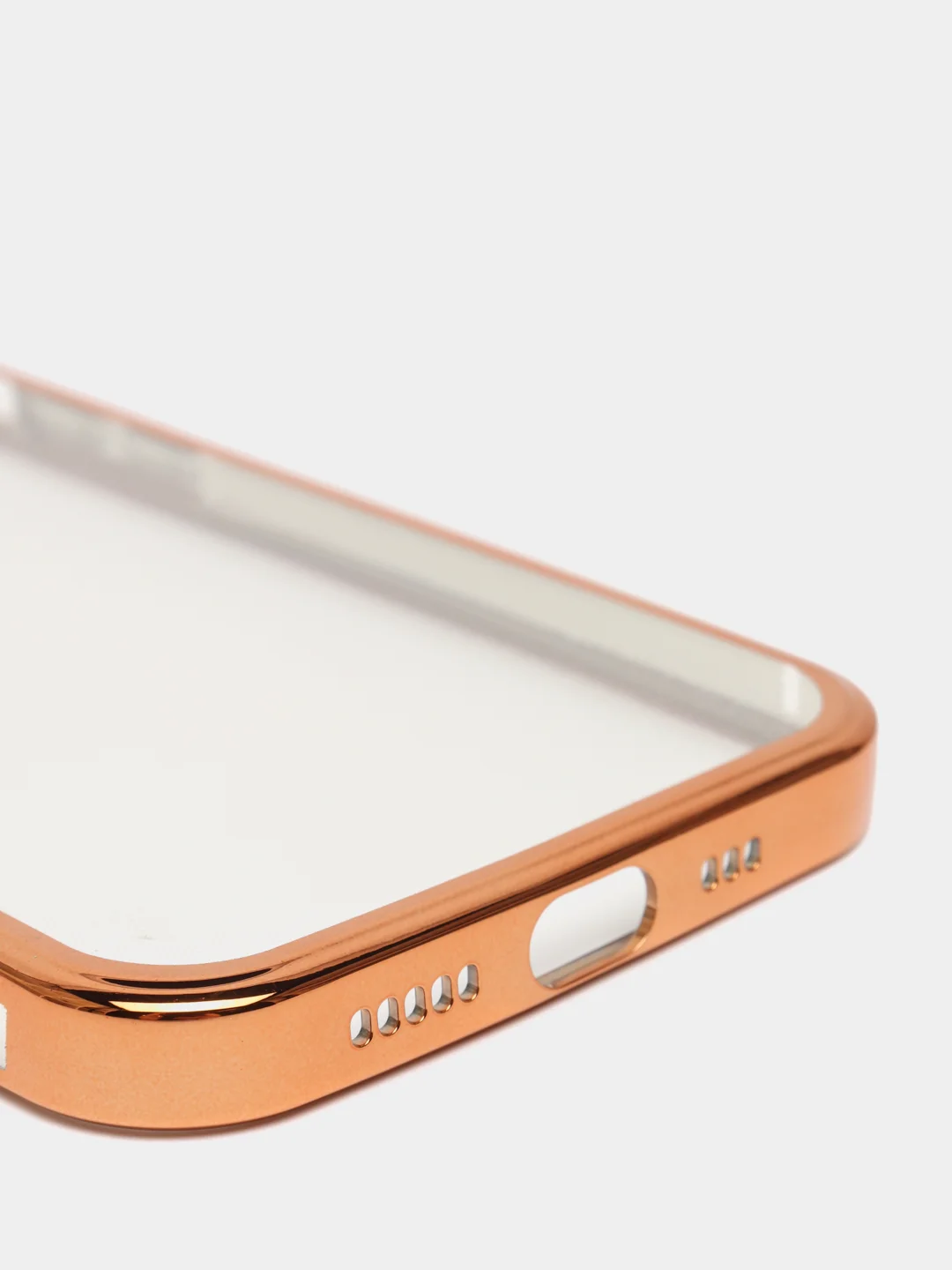 Золотой прозрачный чехол Apple iPhone 7/8/SE2/11Pro/12pro
