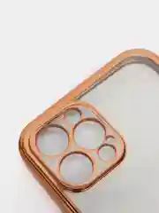 Золотой прозрачный чехол Apple iPhone 7/8/SE2/11Pro/12pro