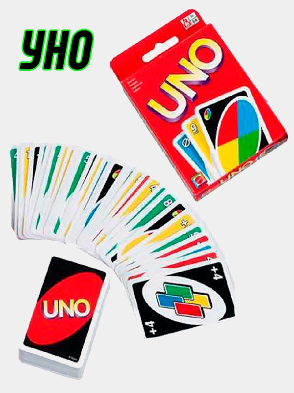 Уно, игра настольная карточная Uno 108 карт купить по цене 259 ₽ в ...