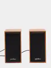 Коричневый компьютерные колонки Perfeo CABINET, для ноутбука и компьютера