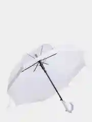 Белый прозрачный детский зонт