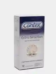 Презервативы Contex "Extra Sensation" с крупными точками и ребрами, 12 штук
