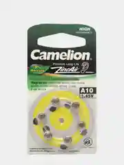 Батарейки А10 для слуховых аппаратов, Camelion (6 шт.)