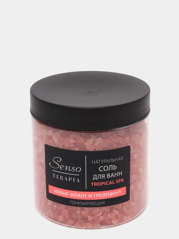 Соль для ванн Senso Terapia - тонизирующая Tropical Spa, Иланг-иланг и грейпфрут, 560 г