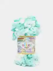 Мятный пряжа Alize Puffy Color 100% Микрополиэстер 100г  9м