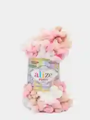 Бежевый пряжа Alize Puffy Color 100% Микрополиэстер 100г  9м