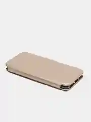 Золотой чехол книжка Huawei Y6 2018 / Honor 7C / 7A Pro / Y6 Prime (Хуавей Хонор 7С / 7А Про)