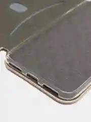 Золотой чехол книжка Huawei Y6 2018 / Honor 7C / 7A Pro / Y6 Prime (Хуавей Хонор 7С / 7А Про)