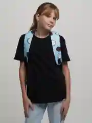 Голубой рюкзак женский