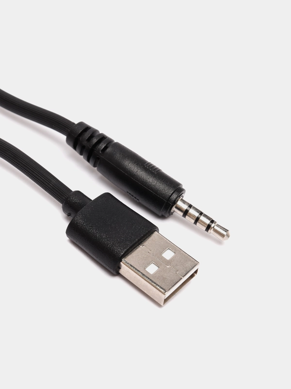 Кабель Аудио 3,5 Mini Jack-USB (папа), 1м