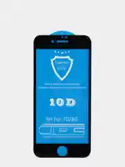 Белый защитное стекло 10D для Apple iPhone 6, 6Рlus, 7,8, 7Рlus, X, XS, ХR, 11, 12