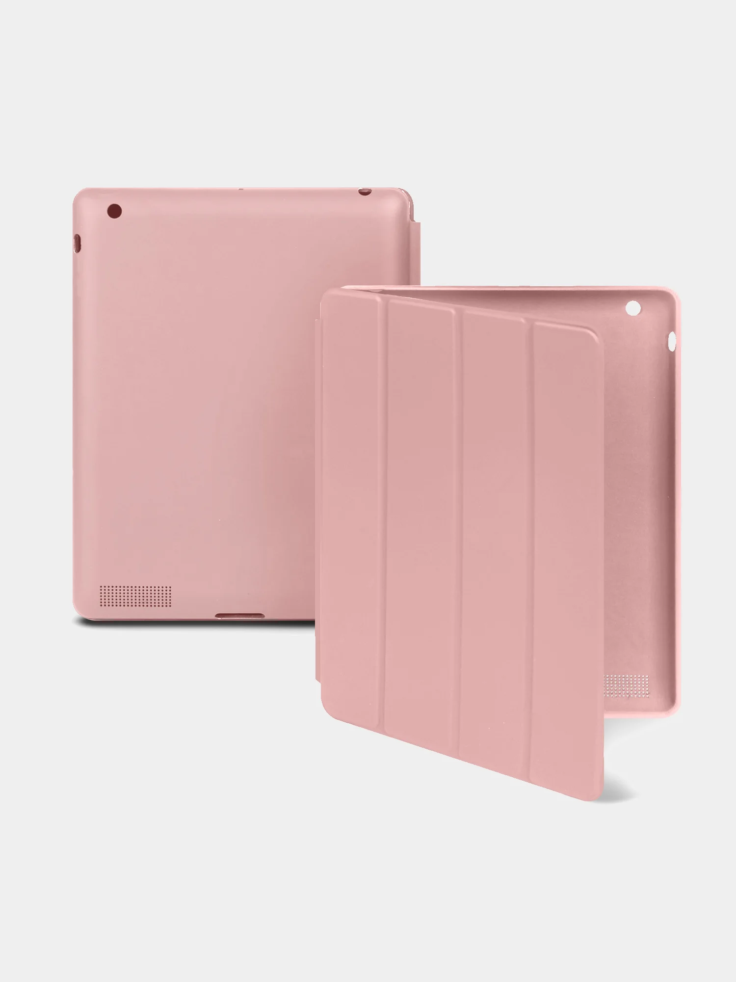 Розовый чехол-книжка для Apple ipad 2/3/4