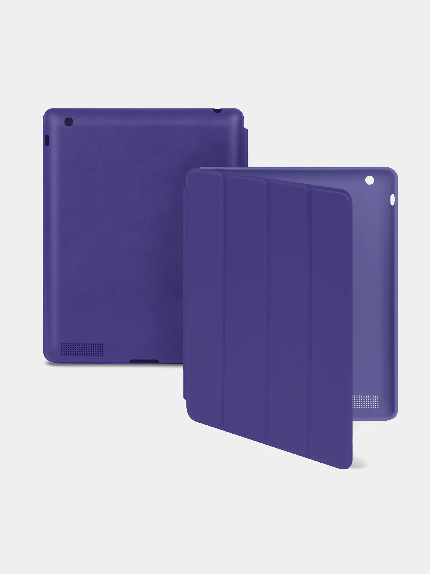 Фиолетовый чехол-книжка для Apple ipad 2/3/4