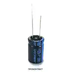 680мкФ 63в Конденсатор электролитический 680UF 63V 105C 16х25 TK JAMICON