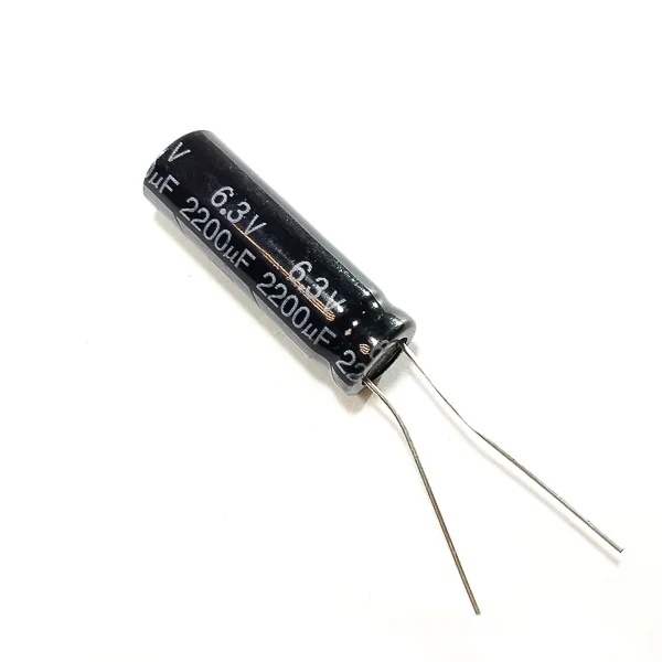 5 штук 2200мкФ 6.3в Конденсатор LOW ESR 2200UF 6.3V 105C 10х30 CD287 ELZET низкий импеданс