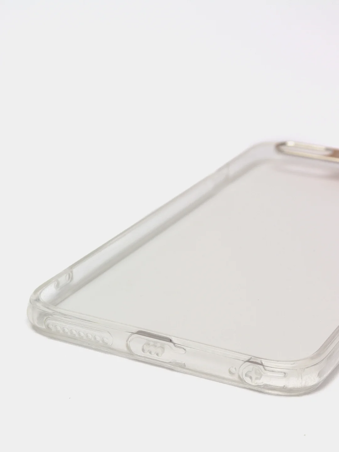 Золотой противоударный чехол на Айфон с защитой камеры для iPhone IHaitun