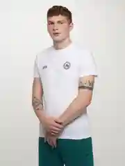 Белый футболка базовая "Алга" Tatarstan