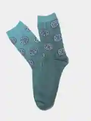 Зеленый носки женские, хлопок