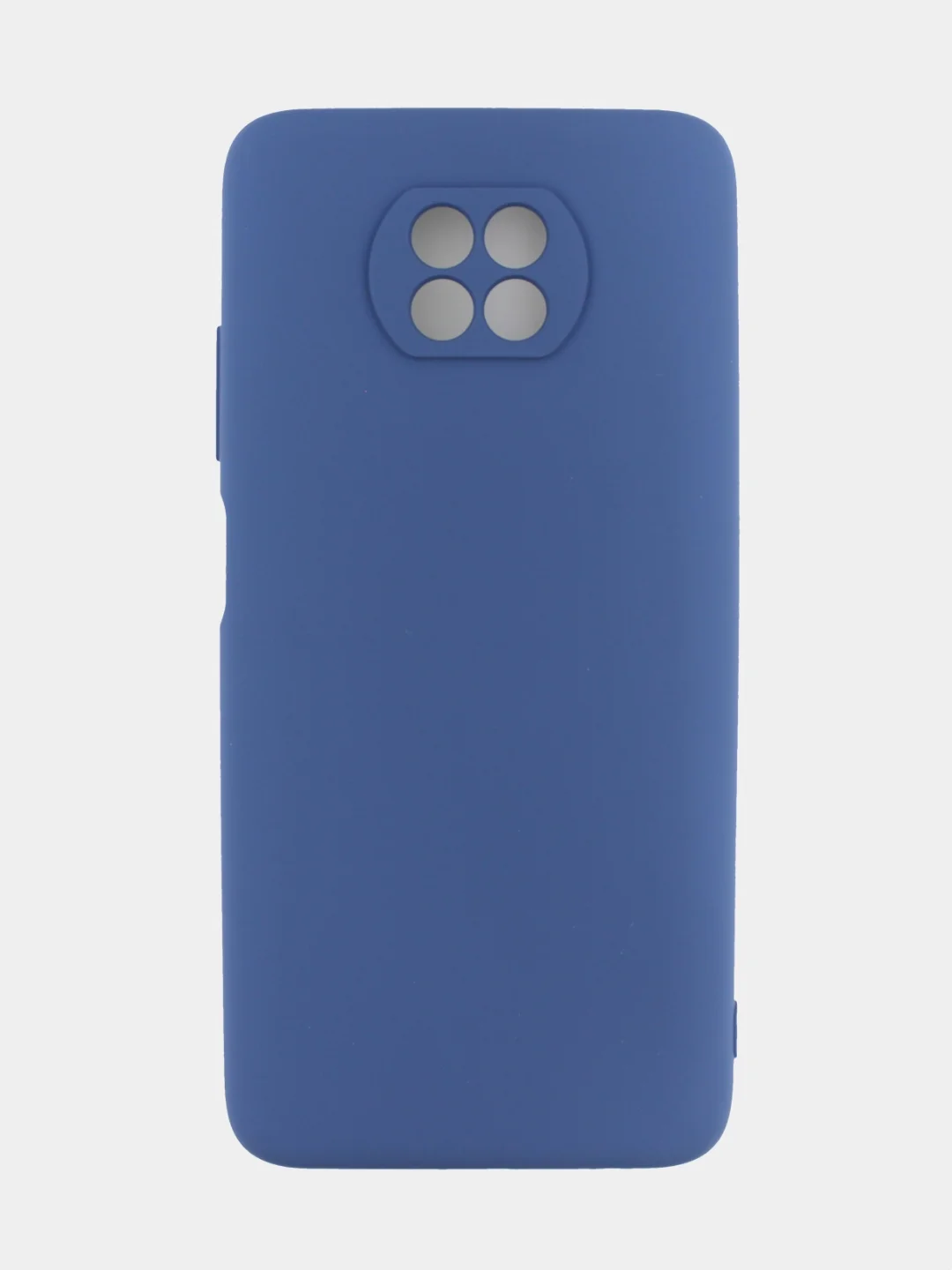Черный чехол для Xiaomi Redmi Note 9T силиконовый c soft touch покрытием