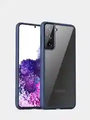 Синий чехол на Samsung S21, S21 plus, S21 ultra