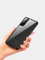 Синий чехол на Samsung S21, S21 plus, S21 ultra