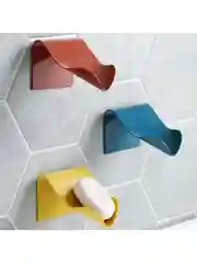 Мыльница дизайнерская на стену Hi-Tech/Мыльница настенная/Мыльница со сливом воды на стену