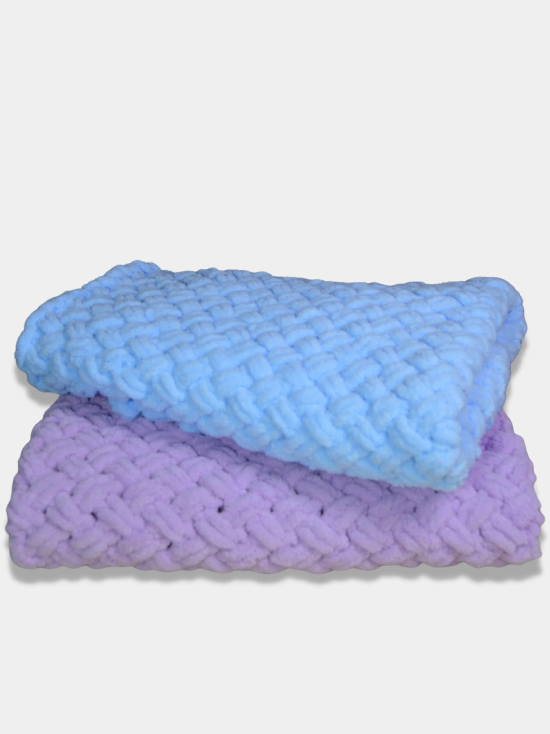Детский плед ручной вязки Alize Puffy
